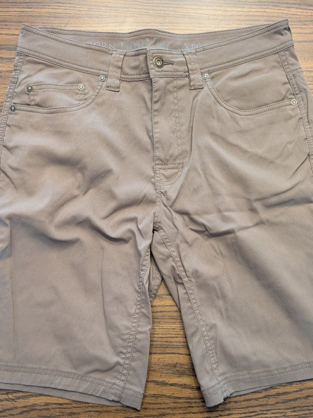Men's Prana Brion Shorts Mud Brown Khaki